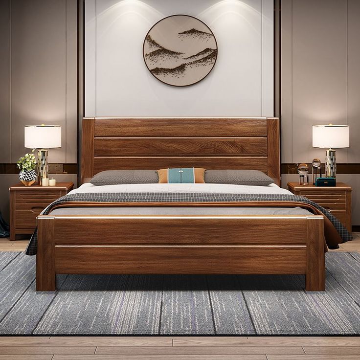 solid wood sheesham bed
