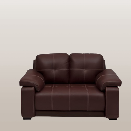 maria collection urban style leatherette two seater sofa