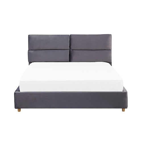 king size fully upholstered bed without storage