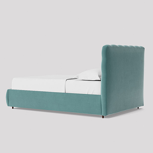 King Size Upholstered Bed With Headboard view 3