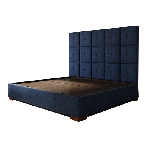 King Size Wall Hung Upholstered Bed With Storage view 3