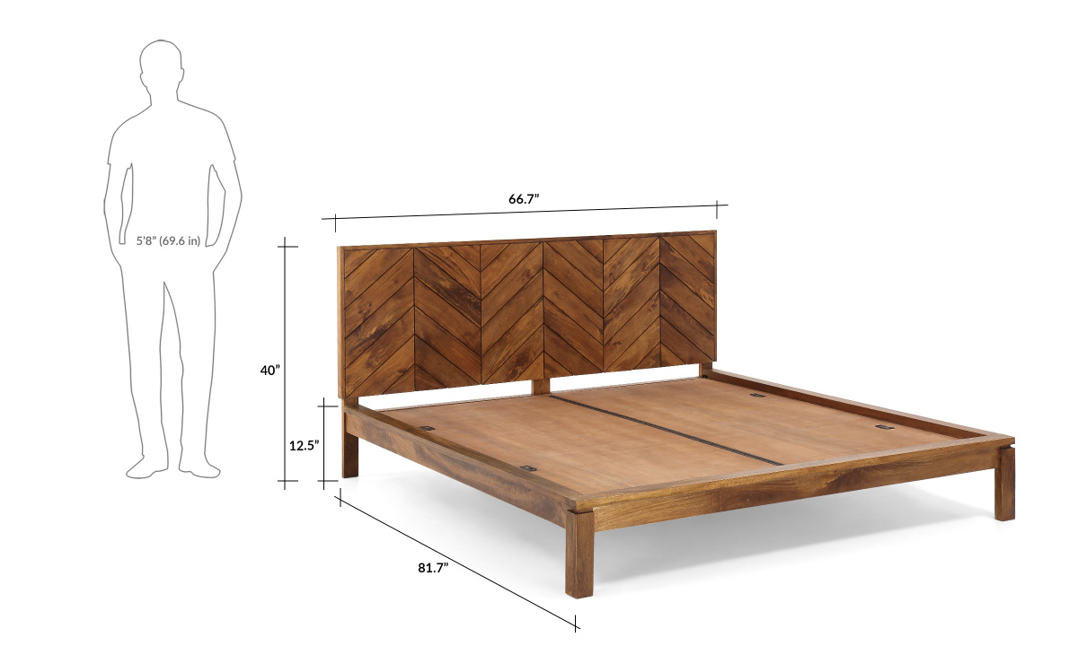 Monique Bed, King view 2