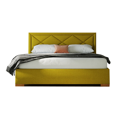 queen size upholstered bed with storage
