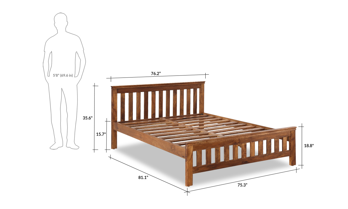 Yuriko Bed, Queen view 2