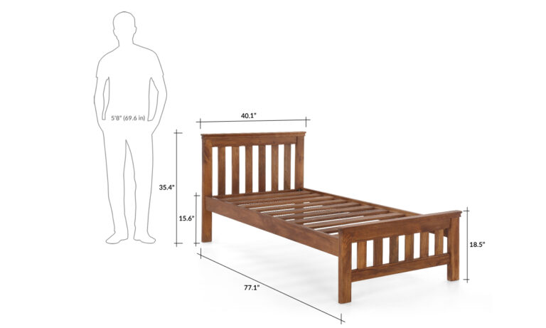Yuriko Bed, Single view 2