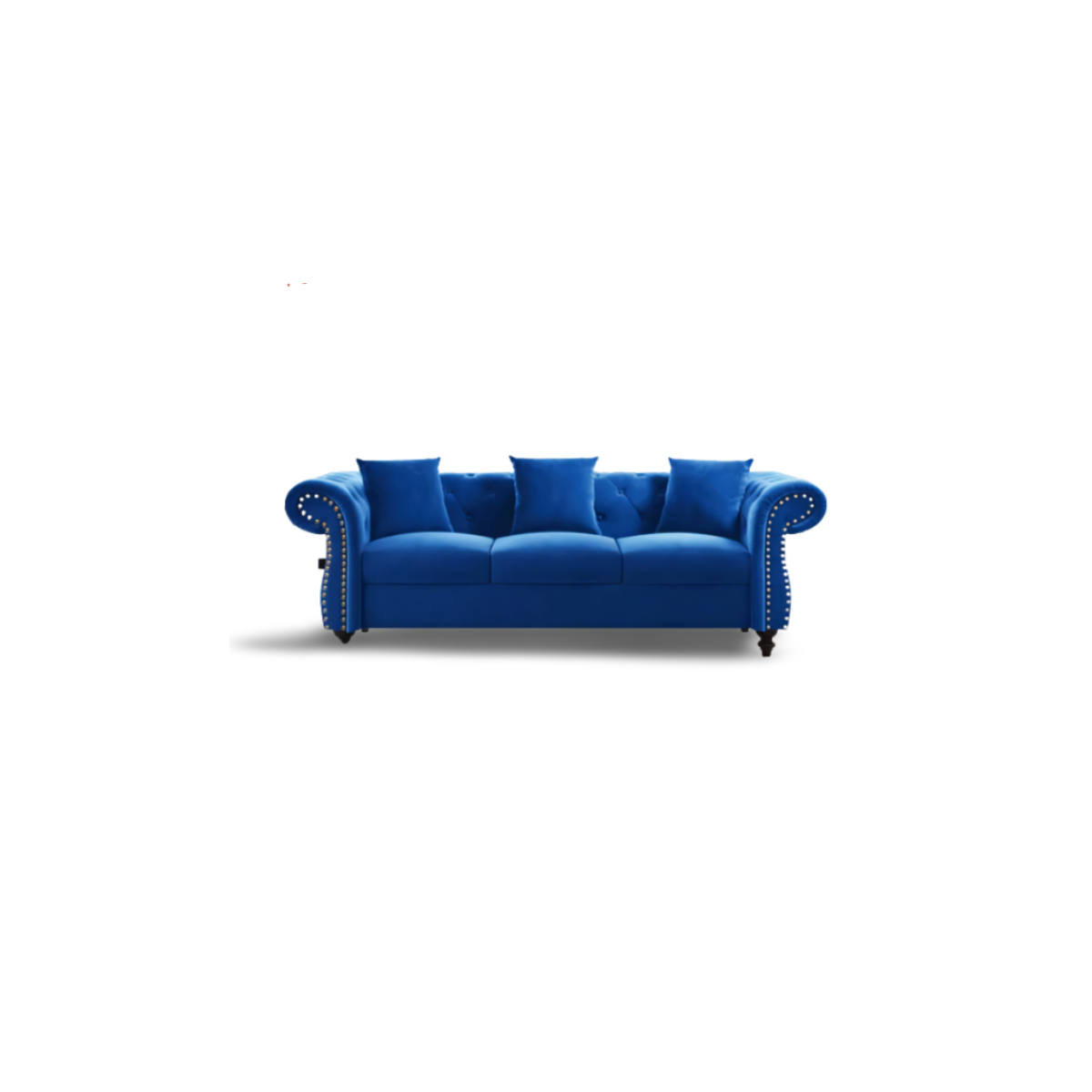 hill chesterfield suede sofa set