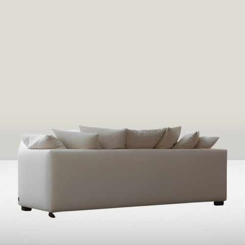 Catalina Collection Three Seater Sofa Set (with Pillows) (ivory) view 4