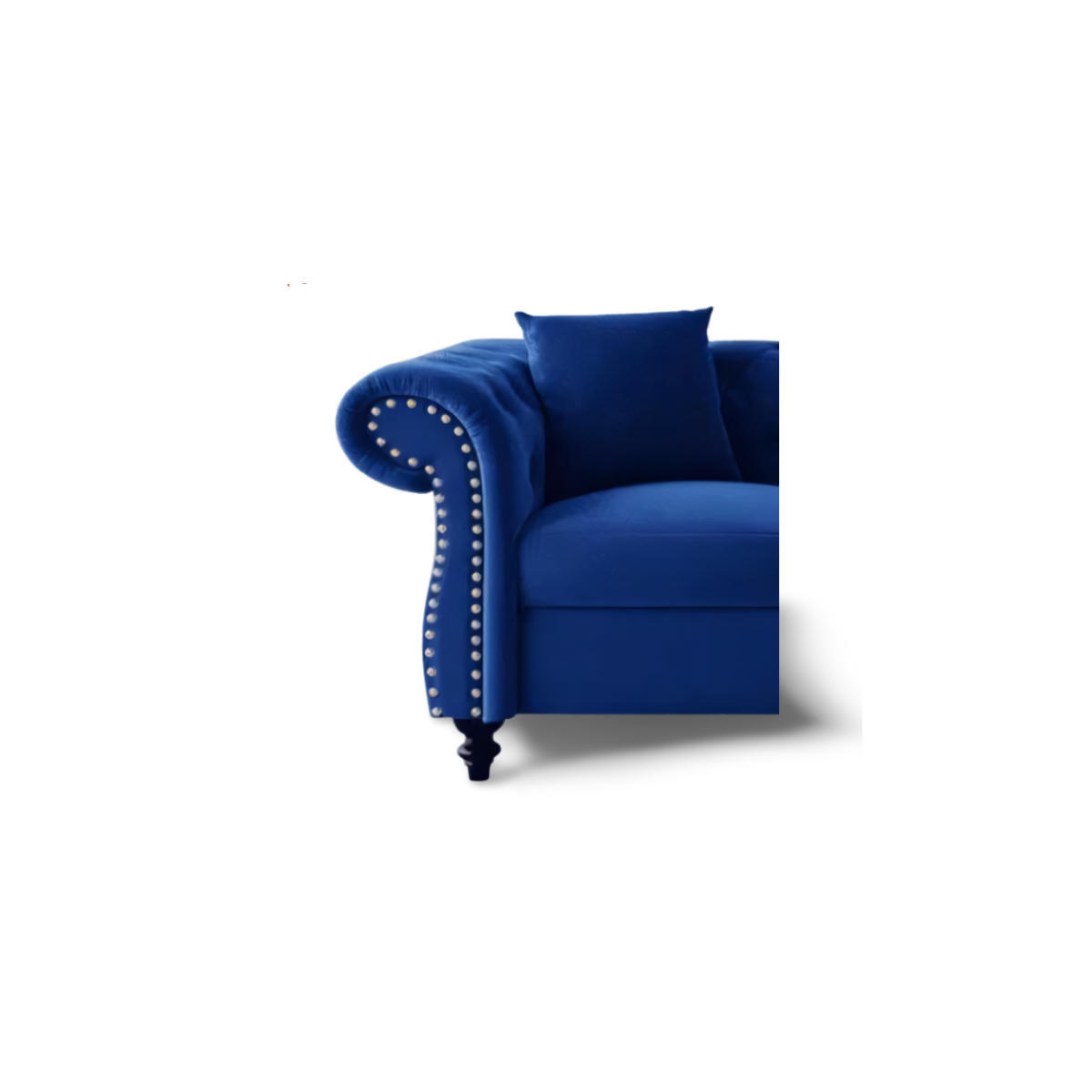 Hill Chesterfield Suede Sofa Set view 5