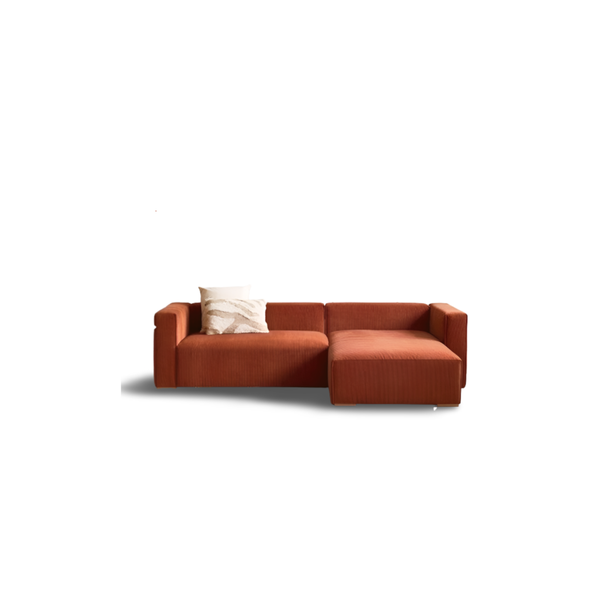 marc collection l-shaped sofa three seater