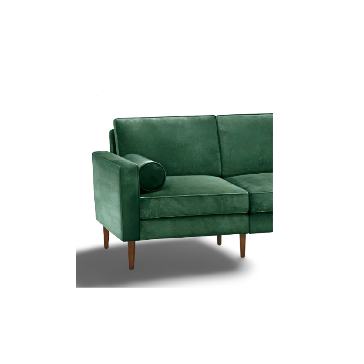 Marc Collection L-shaped Sofa Three Seater(blue) (olive Green) view 2