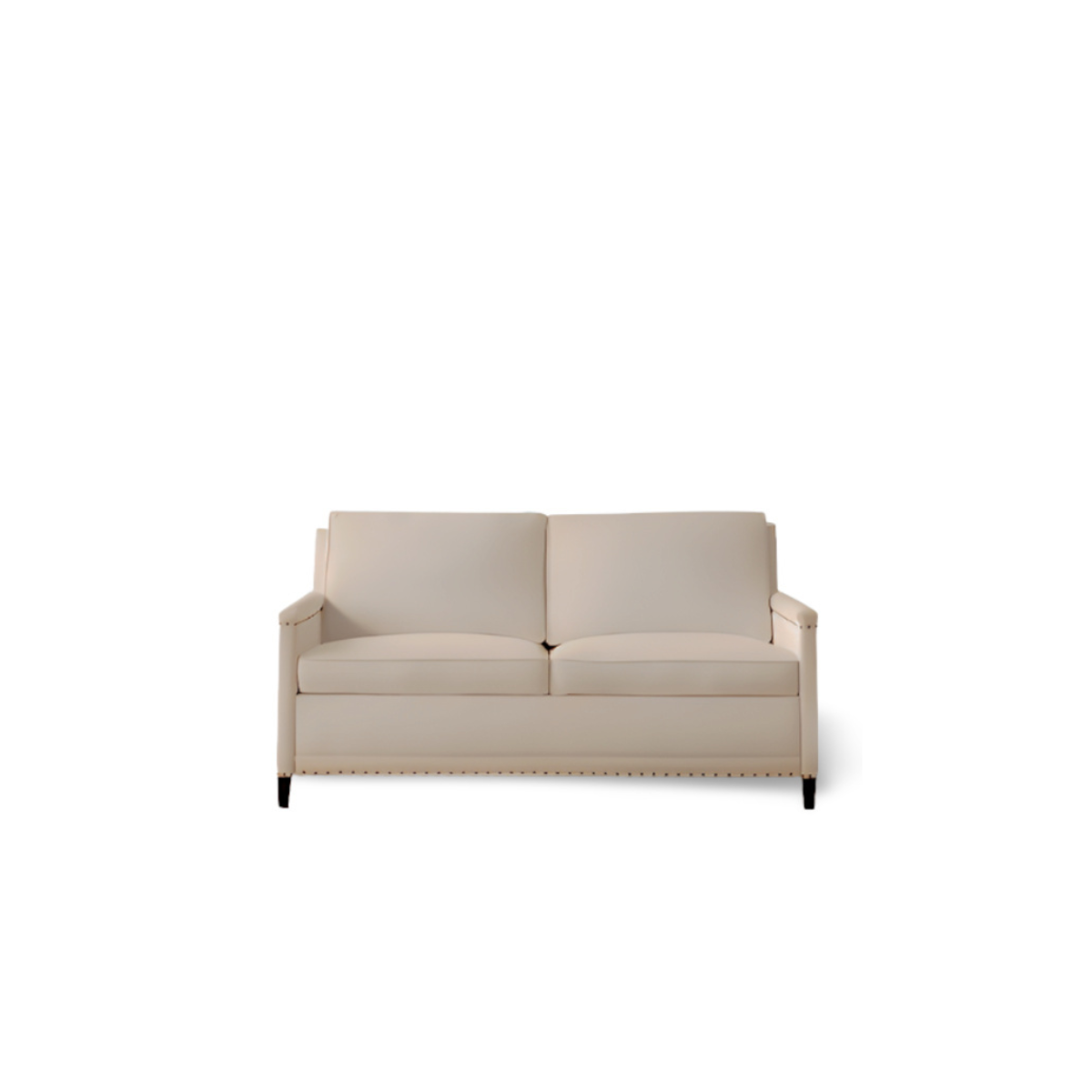 urban slim style brass pins sofa two seater