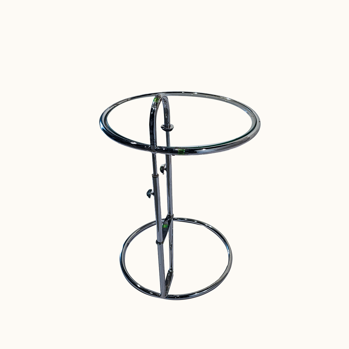 Steel Oasis Adjustable Round Side Table view 2
