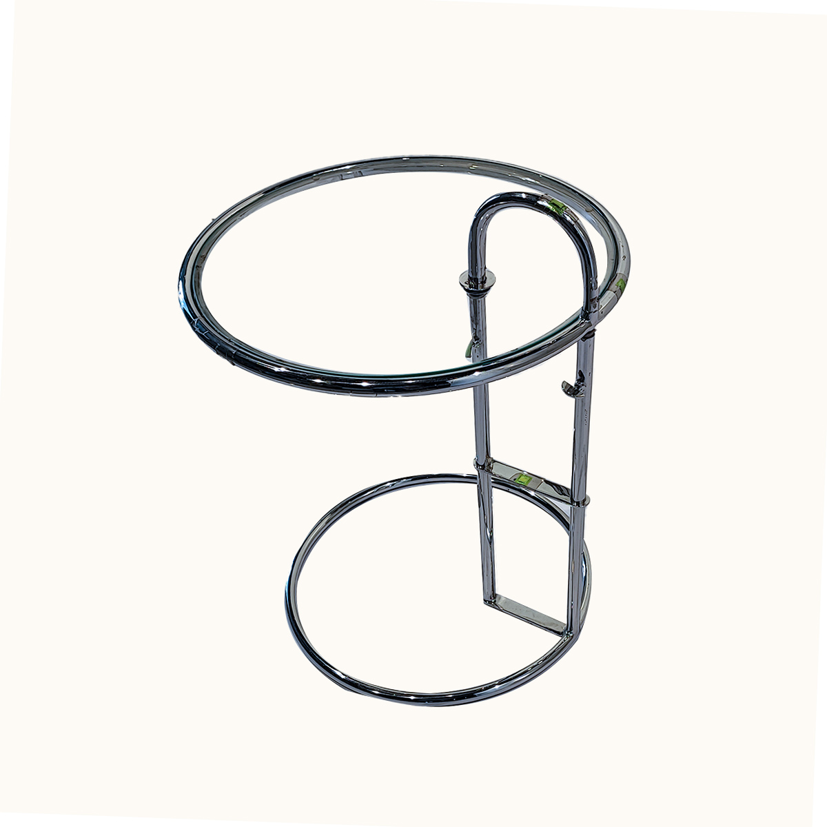 Steel Oasis Adjustable Round Side Table view 3