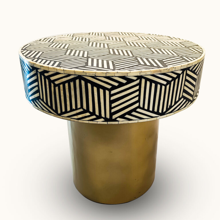 sophie crafted inlay side table