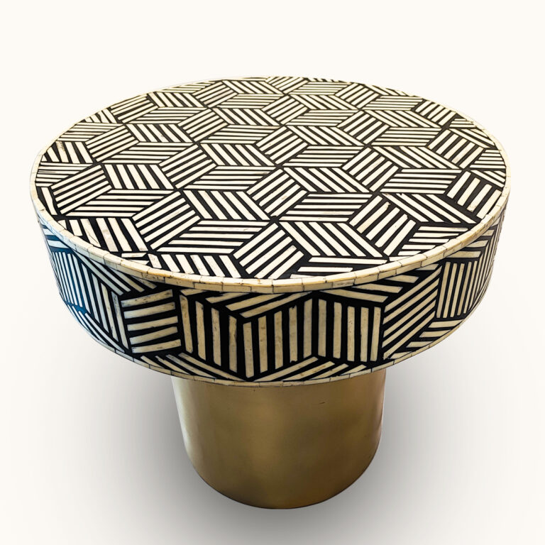 Sophie Crafted Inlay Side Table view 2